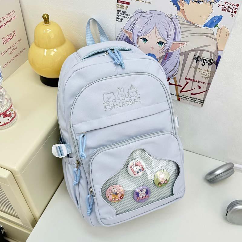 School Bag New High-value College Style Fresh and Sweet Backpack Junior High School Students Lightweight Travel Backpack