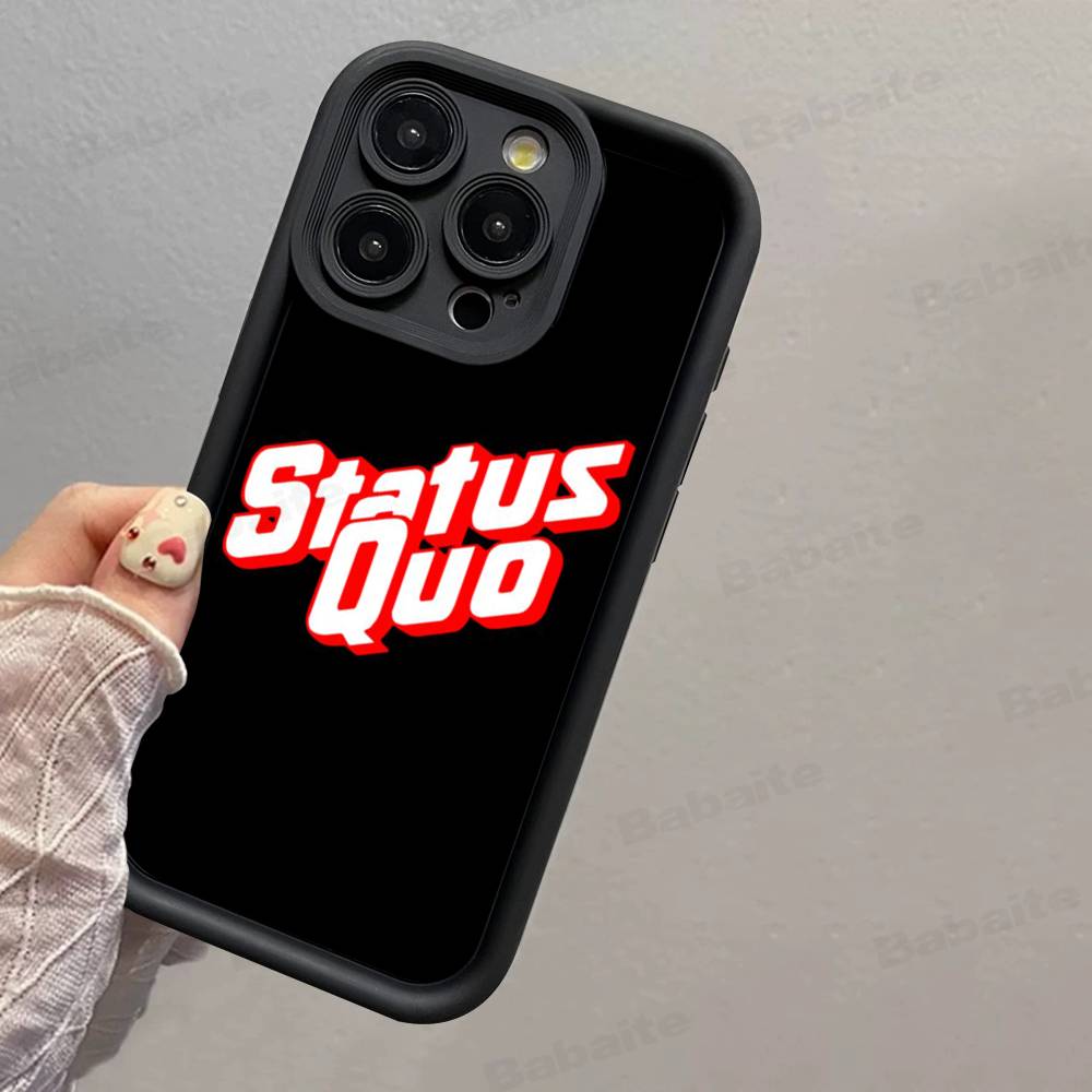 S-STATUS QUO Handyhülle Für IPhone 17 16 15 13 11 12 14 Pro Max Plus Silikon Hülle Schale