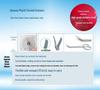 Stoma Care Curved Scissors - Exquisite Stainless Steel with Round & Blunt Tips for Fecal Bag Management