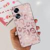 For Cover Oppo A58 4G CPH2577 Case Love Heart Butterfly Cover Shell For Oppo A78 5G 4G CPH2565 Soft Clear TPU Bumper Etui