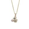Exquisite Snowman Pendant Necklaces for Women Fashion Zirconia Necklace Wedding Party Jewelry Accessories