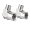 Gomito a 90 gradi in acciaio inossidabile A60z per tubi pieni per strada(2PCS), Raccordo filettato maschio NPT da 1/4 di pollice a femmina NPT da 1/4 di pollice