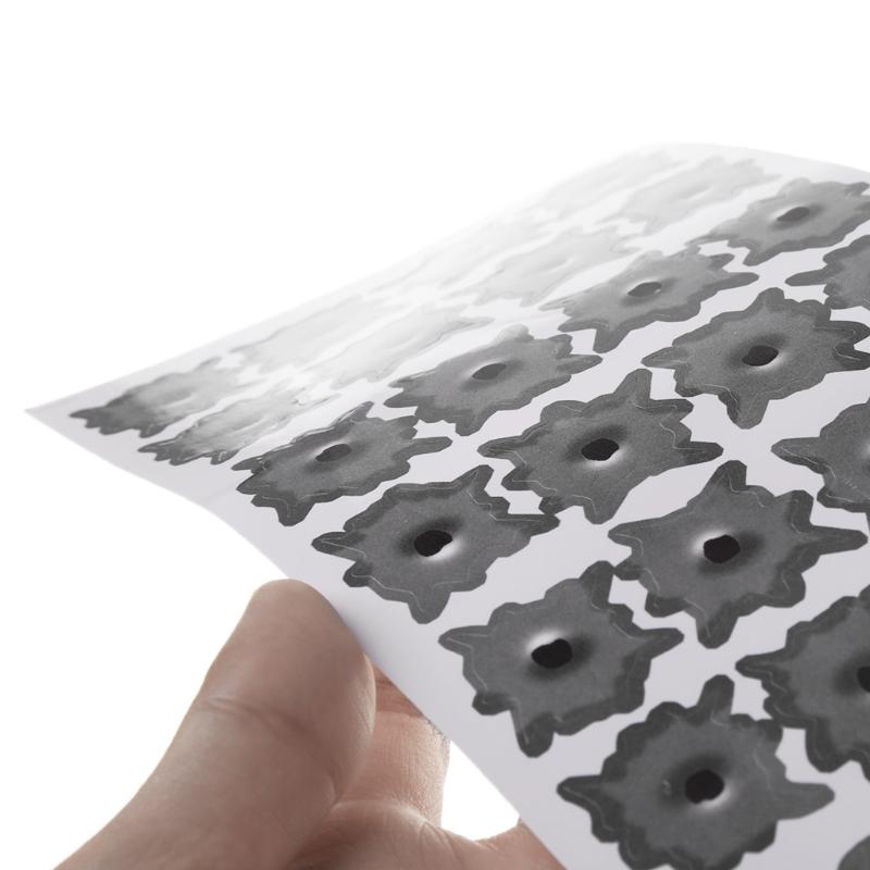 Adesivos à prova d'água com buracos de bala, decalques de corpo, decalques divertidos com buracos de bala 3D em adesivos de carro, modelagem de arranhões realistas