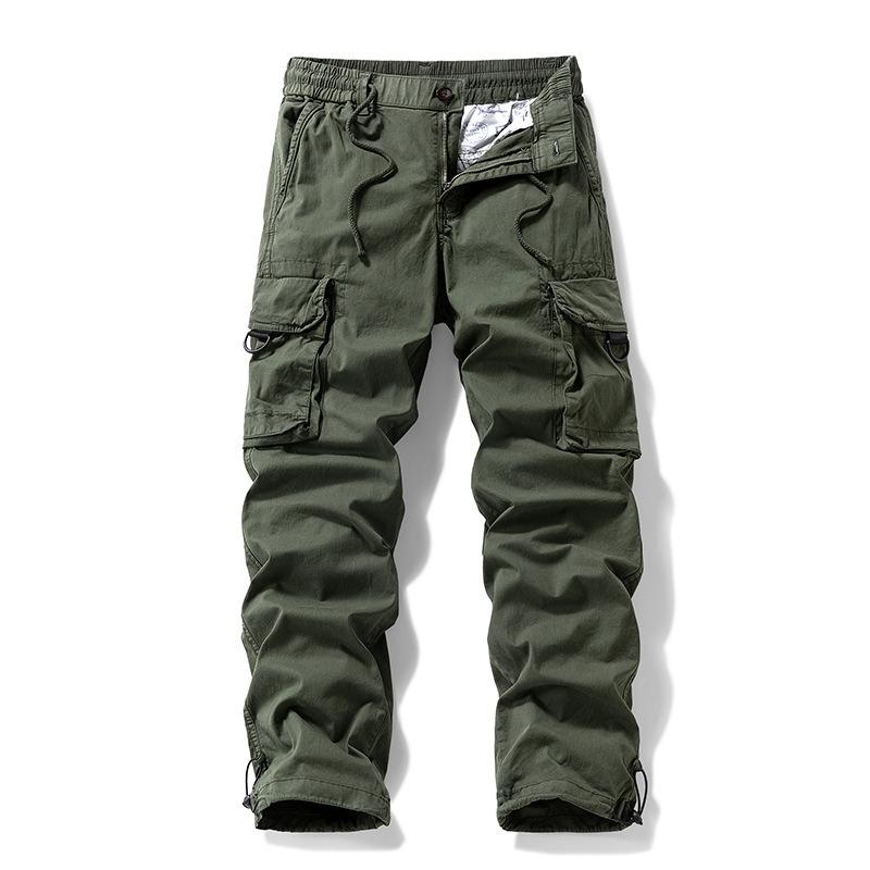 

Men s Overalls Summer New Loose Trousers Trendy Brand Blue Solid Color Pants Men s High-end Men s Clothing 29