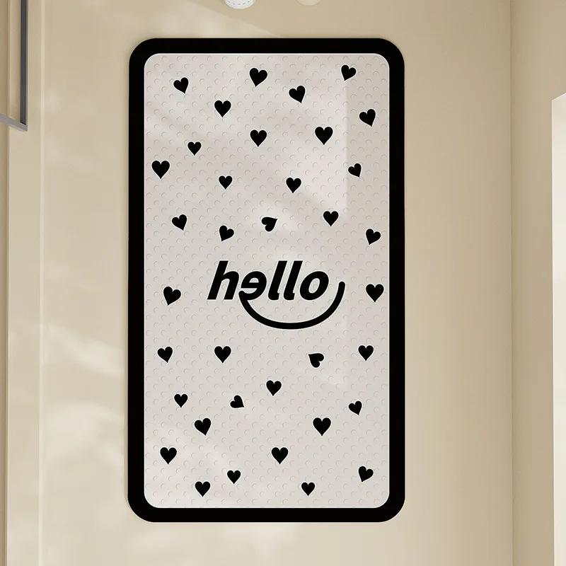 

Коврик для ванной KONI из ПВХ, мягкий, для душа, нескользящий, с присосками, массажный коврик для пола, безопасный для детей 40x70cm