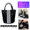 Casual eenvoudige lichtgewicht tas dames zomer nieuwe mode nylon emmer tas forens schoudertas