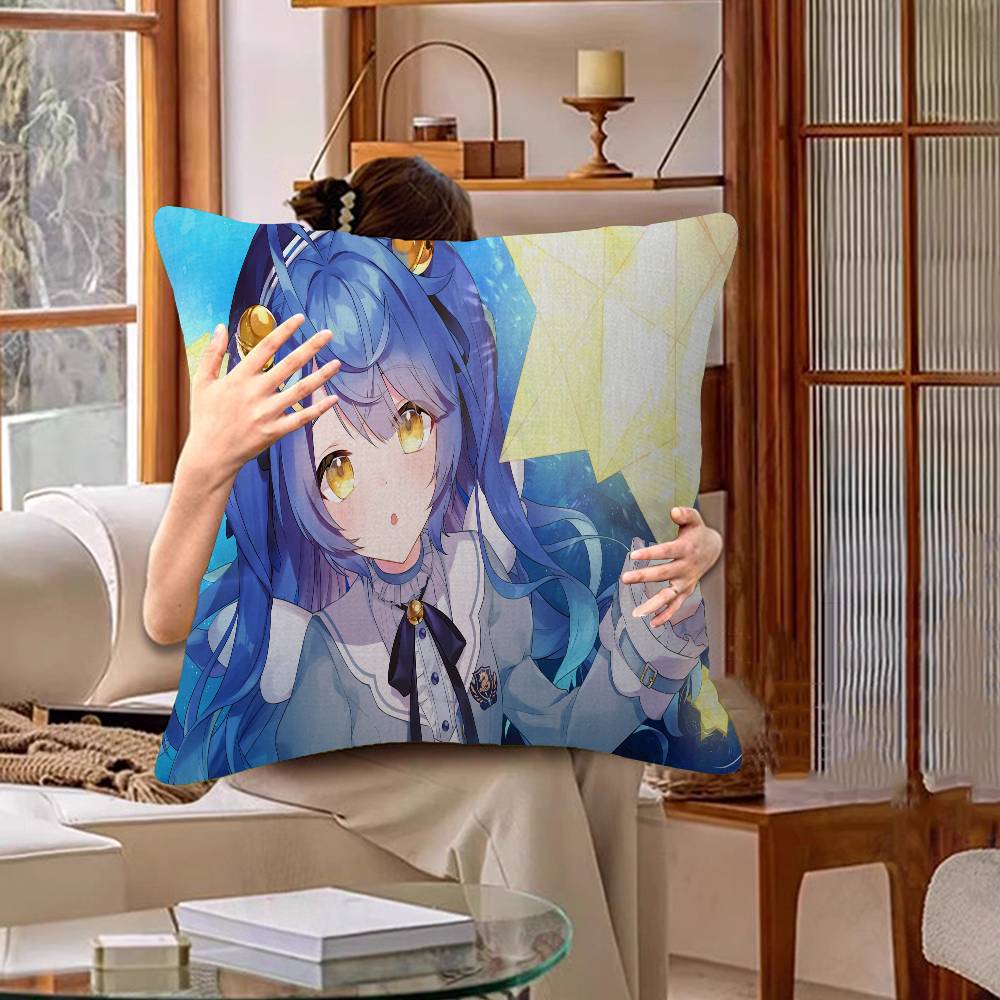 Hololive Amamiya Kokoro Anime Jeu Oreiller Cadeau Décoration Maison Bureau Oreiller Chambre Canapé Voiture Housse de CoussinHousse d'Oreiller