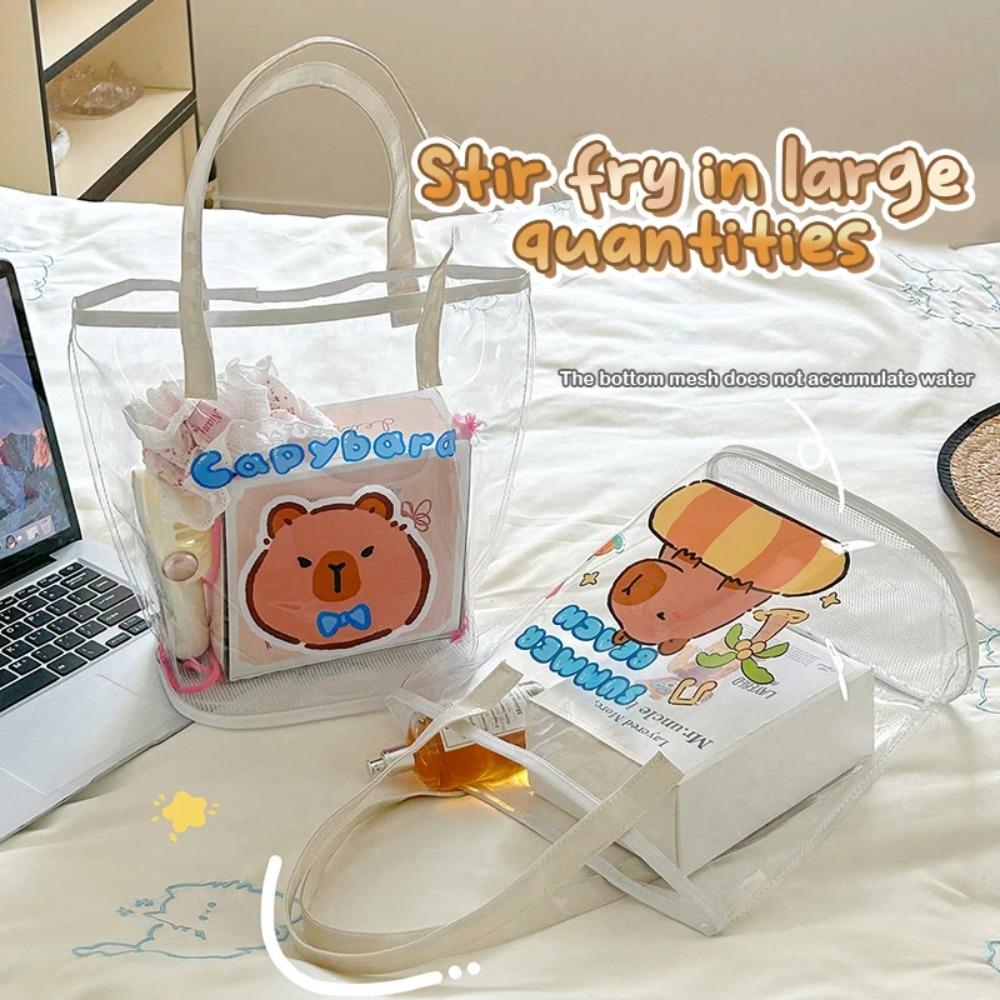 

Сумка-капибара из ПВХ Сумка-капибара Удобные сумки через плечо