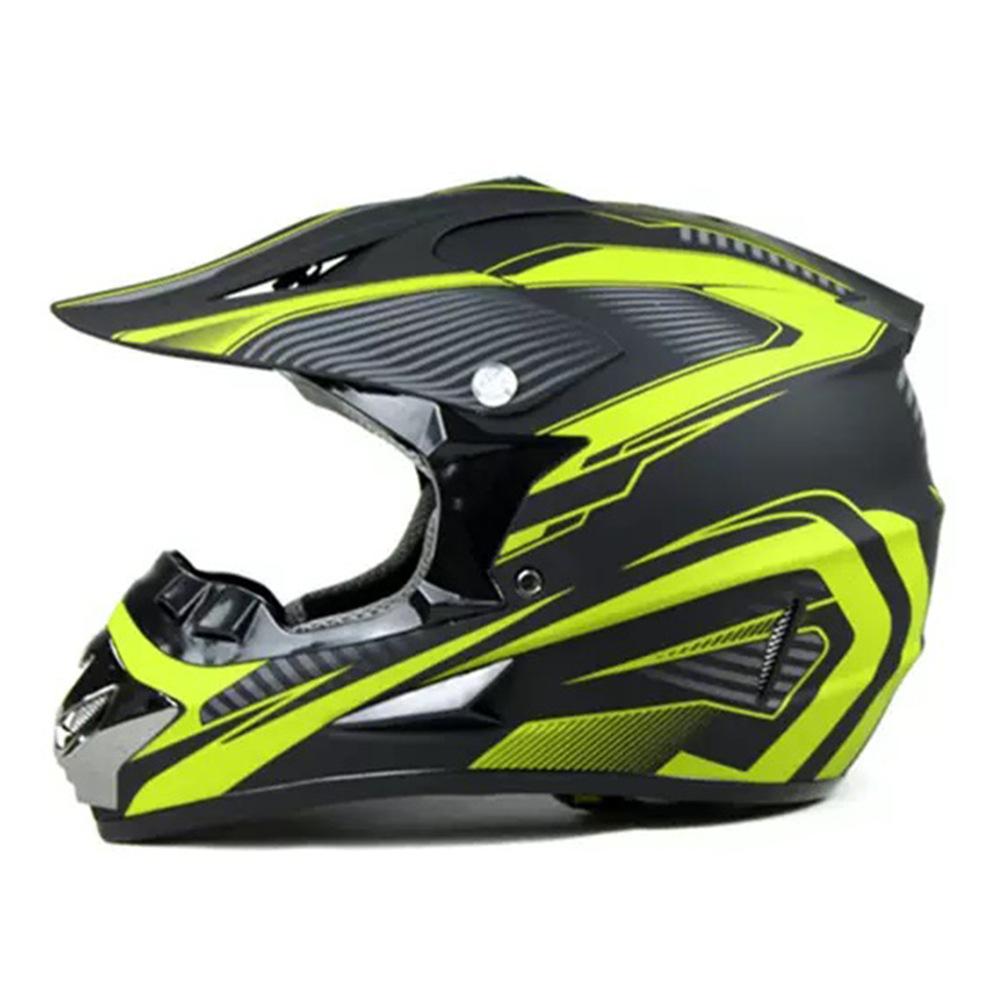 Full-face motorcycle helmet for men, suitable for go-karts, ATVs, mountain bikes, off-road riding, and downhill riding, suitable for all seasons