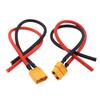 Conector XT60 Macho Fêmea Cabo de Extensão 16AWG 10cm, Fio Plug Adaptador para Painel Solar para Drone Carro RC Bateria RV Carregamento