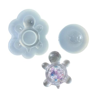 2 Stück Reizende Schildkröten Figur Silikonform Set Hochwertiges Robustes Material Ideal für Bastel- und Heimdekorationsprojekte