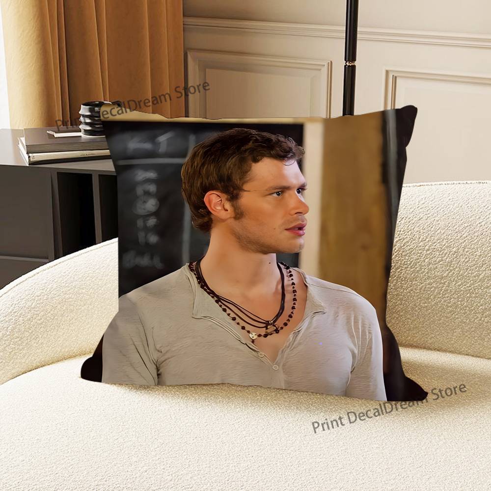 K-Klaus Mikaelson Cushion For Bedroom Car Coffee Shop Room and Living Room Sofa Decorative Pillow Cover Case