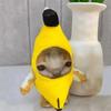 Cute Happy Crying Banana Cat Plushie Pendant Keychain Cat Plush Toy Funny Car Bag Key Chain Keyring Accessories Kids Gifts