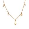 Shertz Pearl N Cubic Layered Combi Necklace (14k)