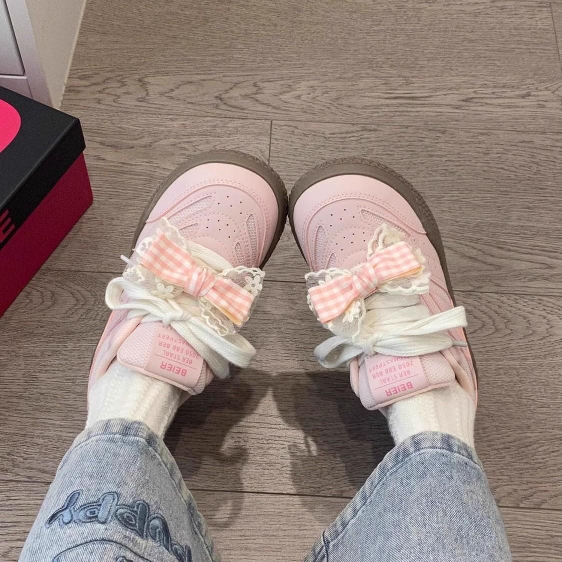 

National niche original bow canvas women s shoes summer breathable platform versatile shoes 35 червоний