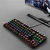 87 Key Mechanical Keyboard Blue Axis Wired Office Gaming Computer Mechanical Keyboard E-sports Keyboard