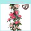 Beautiful Artificial Flower Garland With Fake Silk Rose For Elegant Wedding Decor