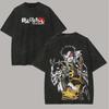 2026 Summer Record of Ragnarok T-shirt, Vintage Washed, Qin Shi Huang Graphic Print, Harajuku Streetwear, Casual Tee