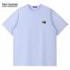 Mark Fairwhale Men's Flocking Embroidery Round Neck Short Sleeve T-Shirt