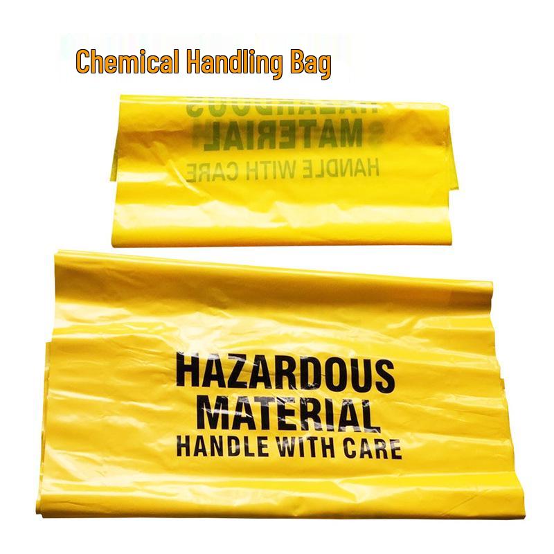 Autoclavable Red/Yellow Biohazard and Medical Waste Disposal Bags