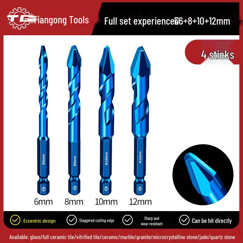 Tiangong Super Hard Tile & Concrete Drill Bit with Eccentric Tilt Head