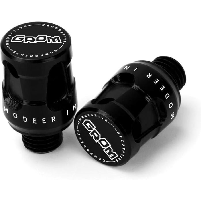 Rearview Mirror Hole Blanking Plugs Screws Kit Compatible with H.onda MSX 125 125SF GROM 2013-2023 | M10x1.25 Mirror Hole Plugs Holder Caps MSX125 чёрный
