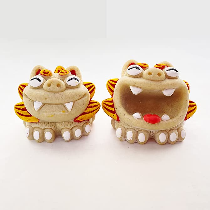 

Кубакасая Сиса Окинава Инь Хороший Фэн Защита от Благоприятный Рюкю Фигурка, Сувенир, Прихожая, Сиса, Удача, Шуй, Зло, Амулет,