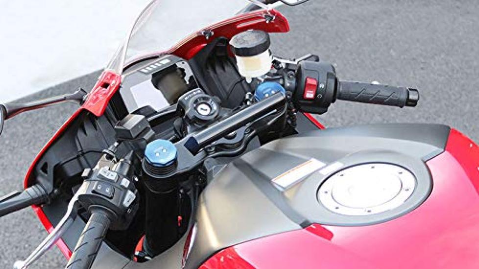 Kijima Motorcycle Handlebar Mounting for CBR600RR Parts Bar, Steel, 22.2mm, Black, 204-0705, ('20-)