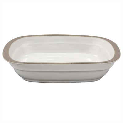 Mino Ware Žáruvzdorná keramika Zapékací mísa Tříbarevná Bílá Šířka cca. 18 x Hloubka 12 cm Bezpečné do mikrovlnné trouby Vyrobeno v Japonsku 509-14