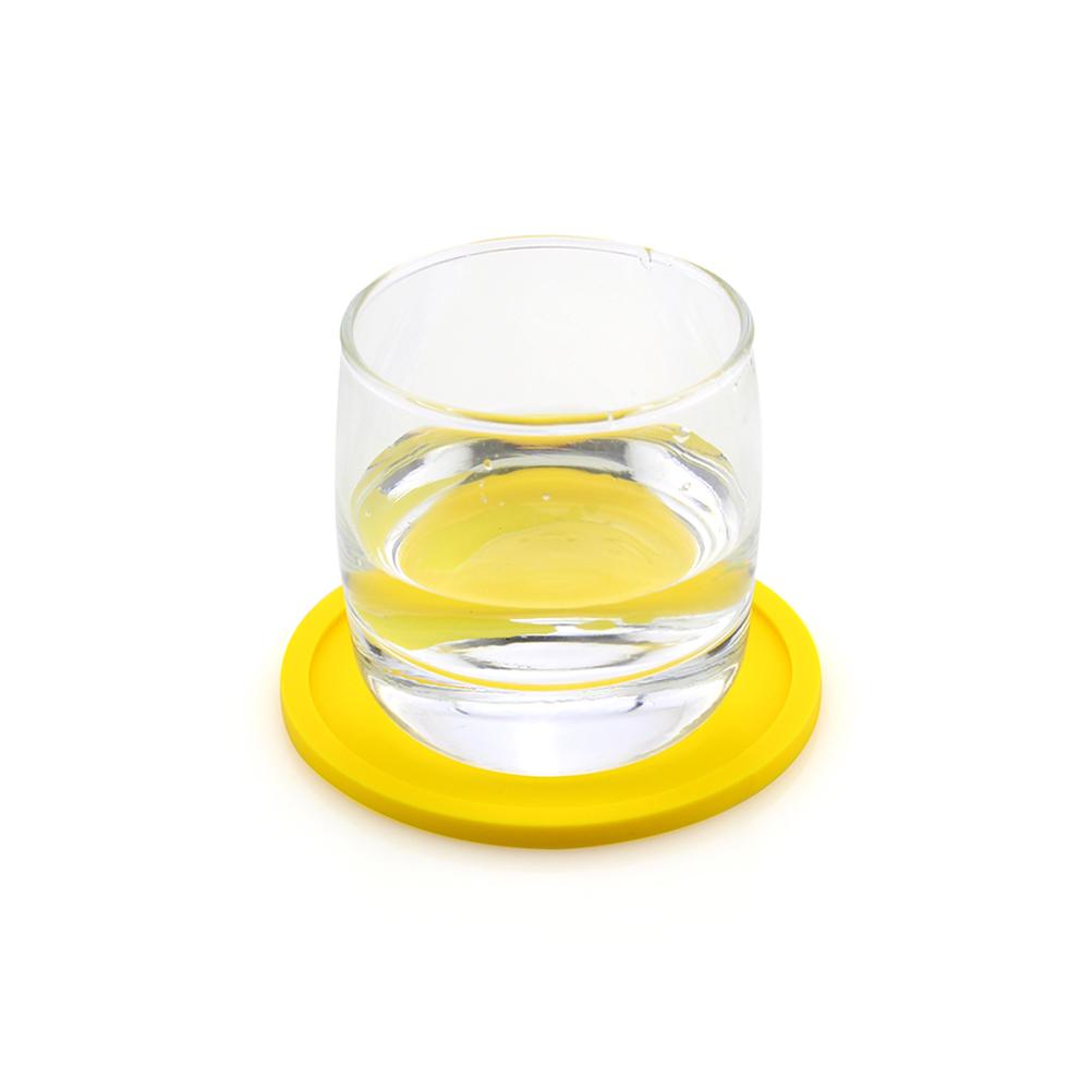 5pcs Silicone Cup Coasters Thick Non-Slip Drink Table Mats Heat Resistant -40 To 230℃ Food Grade Safe Mug Placemats For Home