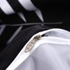 Palm Leaf Comforter Cover Black and White Bedding Set for Kids Teens Adult Women, Leaves Duvet Covers Reversible Quilt Cover Set