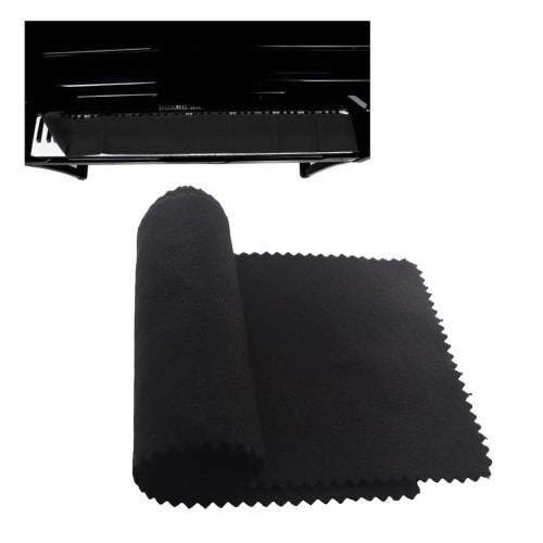 TVETE Piano Cover, Piano Keyboard Cover (Black), Dustproof Cover for 88 Keys, Lightweight and Wear-Resistant Nylon Key Cover, Electronic Piano Cover,