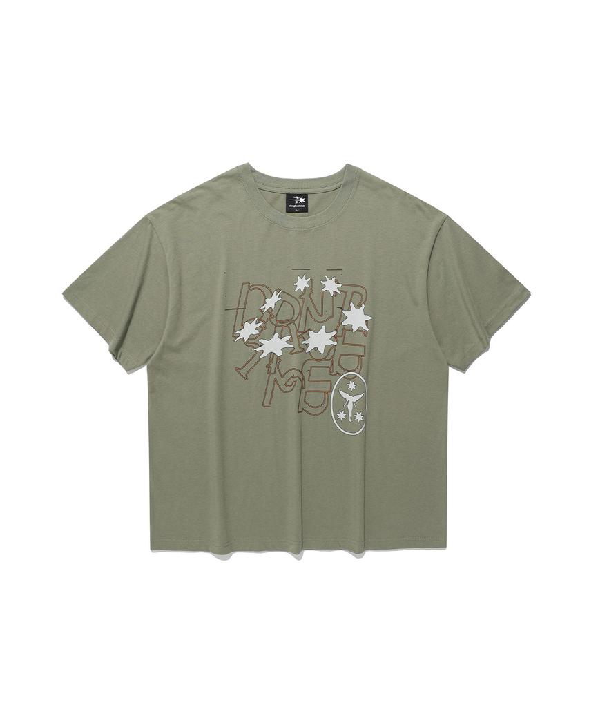 NICEGHOSTCLUB Dont Save Me Tee_Khaki(Ng2Gmut517A)