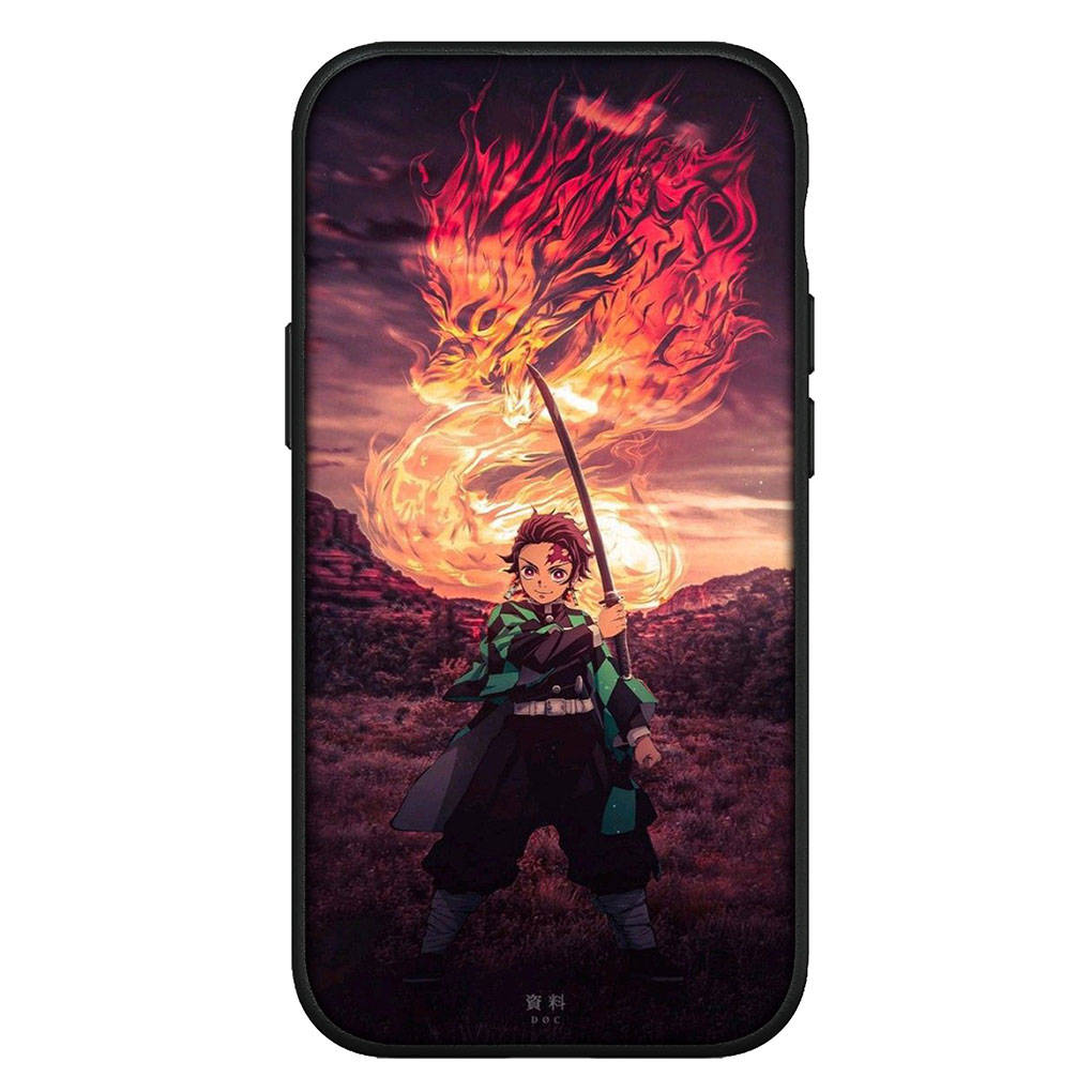 

для Samsung Galaxy S24 S23 iPhone 16 15 14 Xiaomi Redmi Note 13 12 11 10 Plus 9 Pro Max X XR чехол для телефона Kochou Shinobu Demon Slayer OPPO Huawei чехол for iPhone 12 Pro аэро