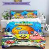 Custom Name Spongebob Patrick Ocean Fun Print 3Pcs Bedding Set Duvet Cover With 2 Bedro Pillowcase Home Birthday Gift