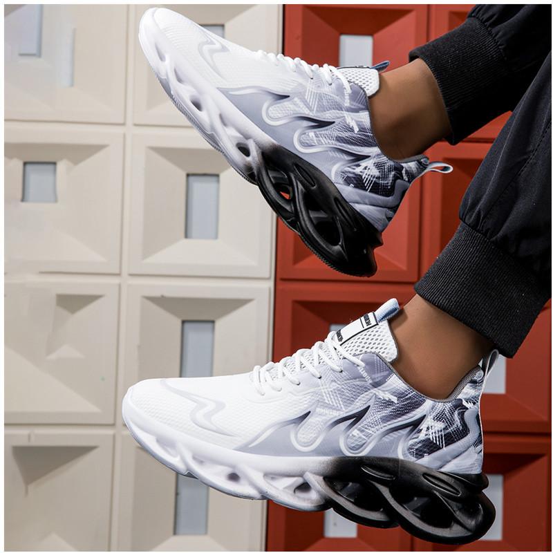 Unisex Running Shoes Men Women Lightweight  Breathable Comfortable Flat Soft Tennis Shoes Summer Lace-up Sneakers Man