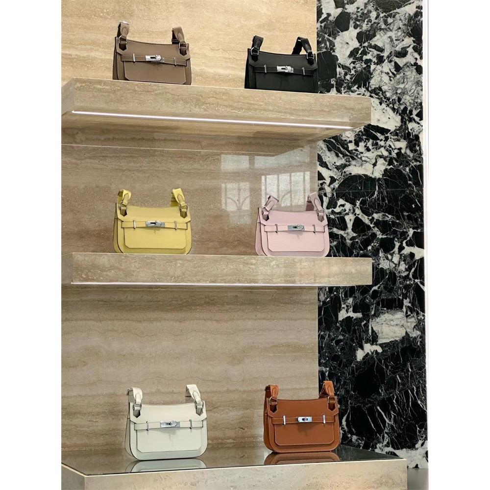 Bag 2023 Spring and Summer New Mini Gypsy Swift First Layer Cowhide Single Shoulder Oblique Women's Bag Underarm Bag Tide