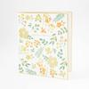 Midori Farbe mit Floral 33260006 Papier, Halbtransparent, Zweifach gefaltet, Aufkleber, Muster, Gelb,
