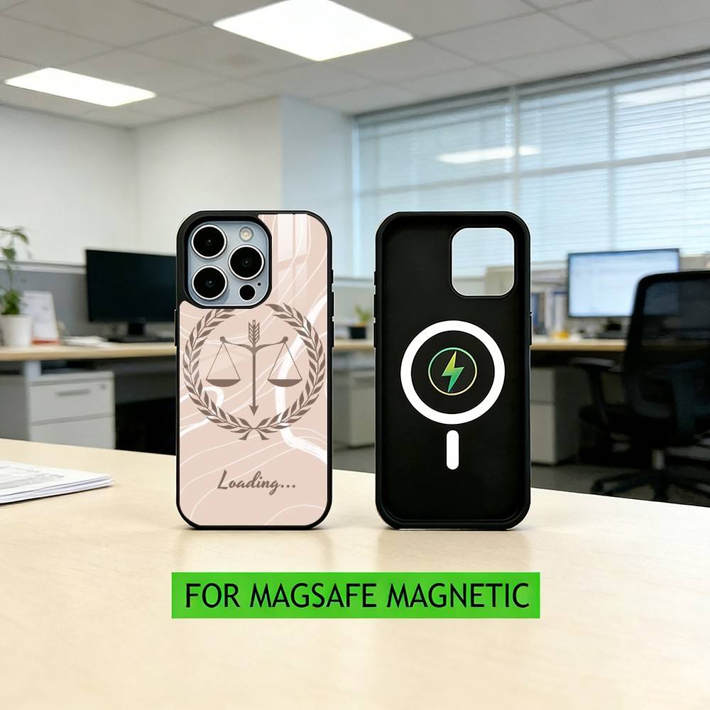 ART Law Lawyer Judge Justice Phone Case For iPhone17,16,15,14,13,12,11 Plus,Pro Magnetic with Magsafe Wireless Charging