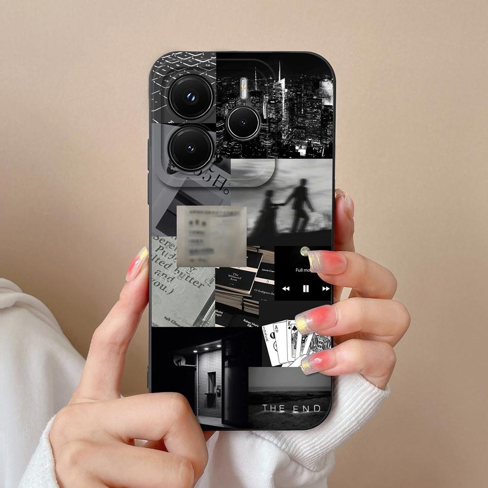 For Redmi Note 14 Pro Plus Case Cartoon High Quality Phone Cover For Xiaomi Redmi Note14 Pro+ Soft Liquid Silicone Back Covers
