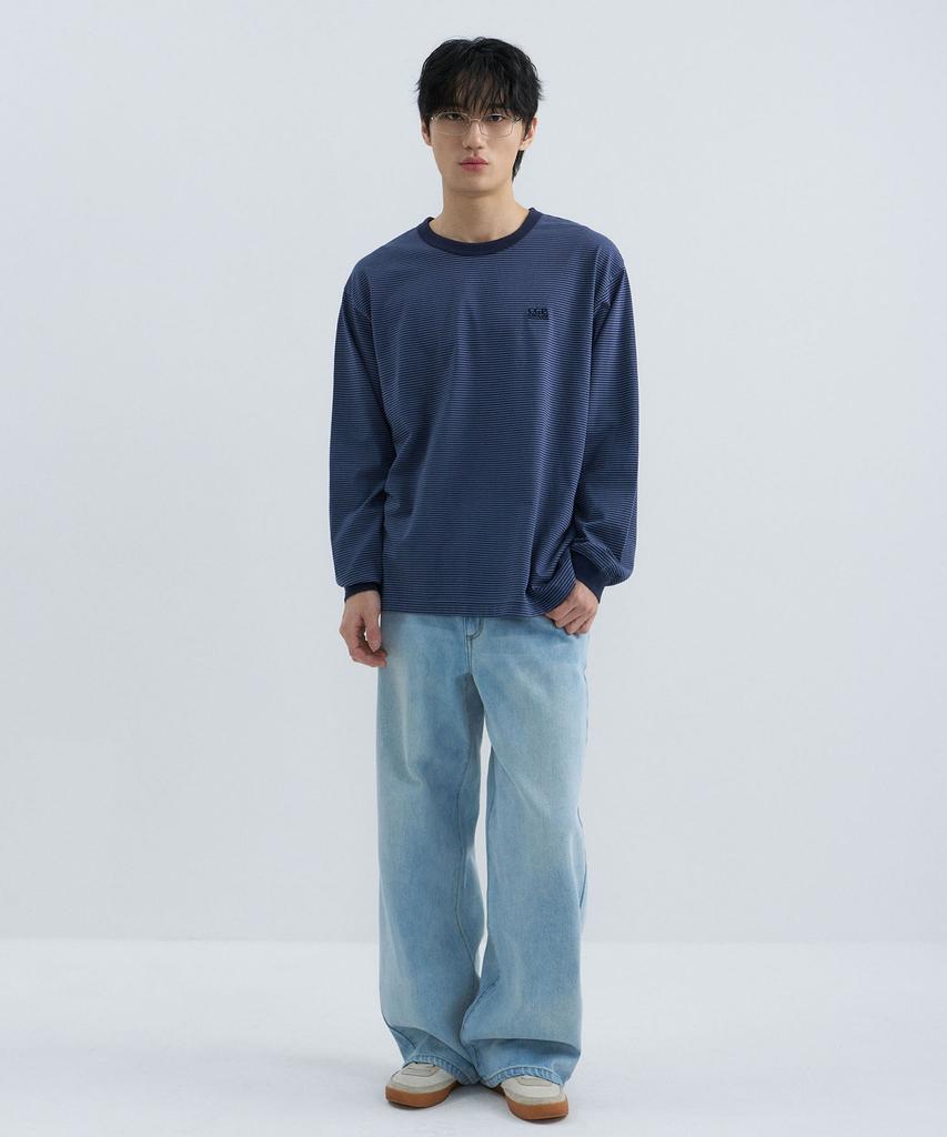 CGP Striped Long Sleeve - Dark Navy