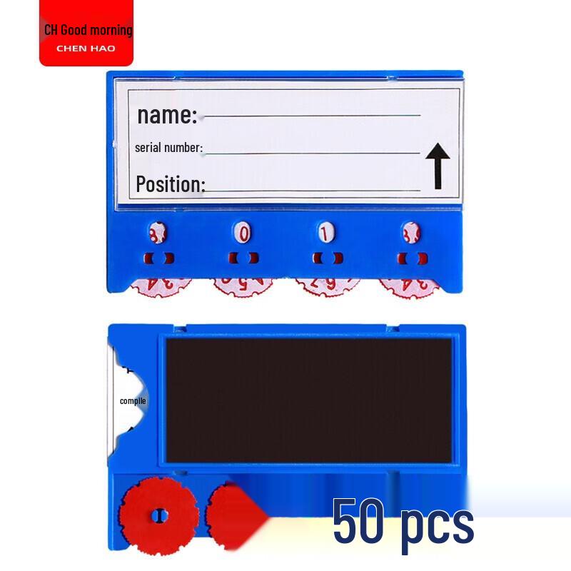 Magnetic Label Holders (50-pack) 6.5x10cm