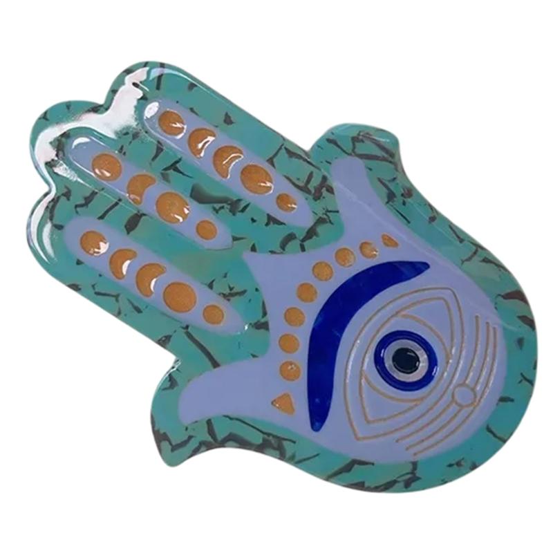 Acetate Pharaoh Hair Claw Clip with Egyptian Lookings Nonslip Claw Clip For Women Cultural Event Gathering