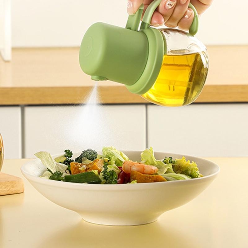 Gleichmäßiger Sprühölspender Flasche Küchenhelfer Mit Tropffreien Ausgießern Perfekt Für Heißluftfrittieren Backen Und Grillen