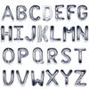 Large Balloons Letter 40 Inch Silver Helium Air Foil Birthday Wedding Party