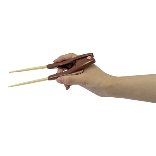 Utsunomiya Seisakusho Chopsticks Elephant (Right-Handed/Red)