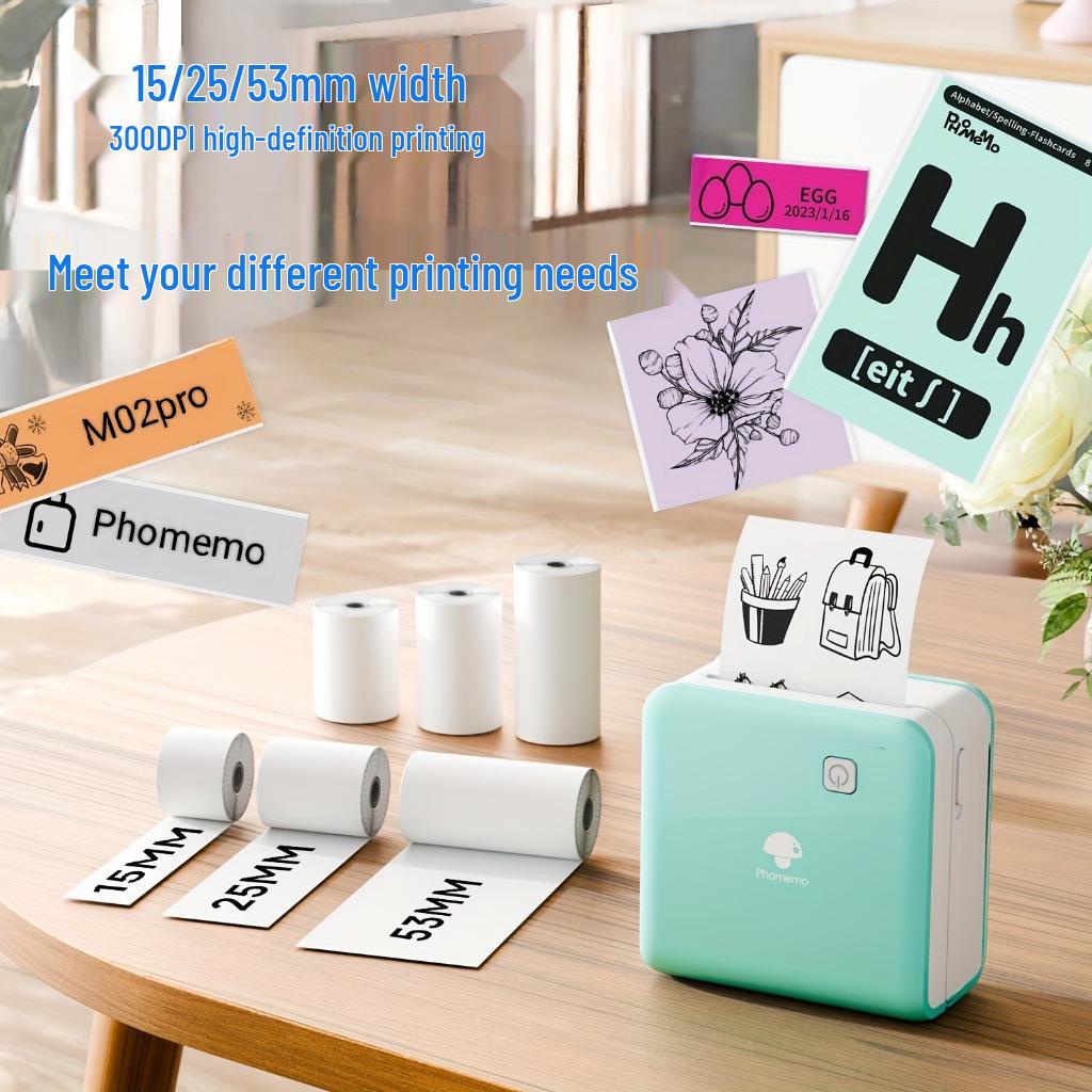 Phomemo M02PRO Portable Bluetooth Mini Sticker Printer