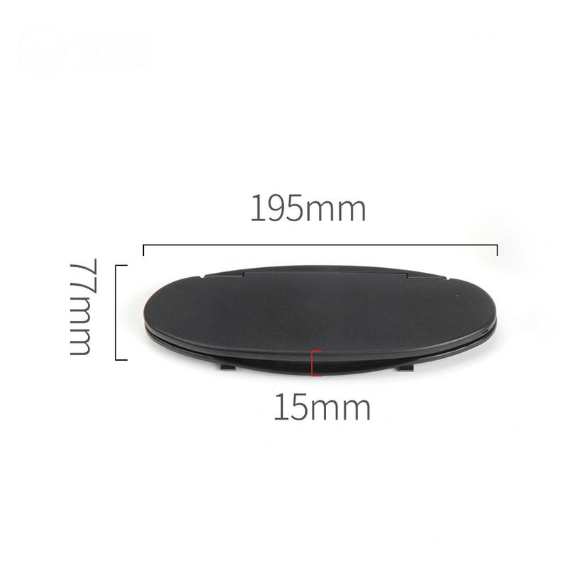 Car Front Sun Visor Sunshade Makeup Mirror Mini Sunshade Plastic Cover 51167361833 For BMW MINI R55 R56 R60 2007-2014