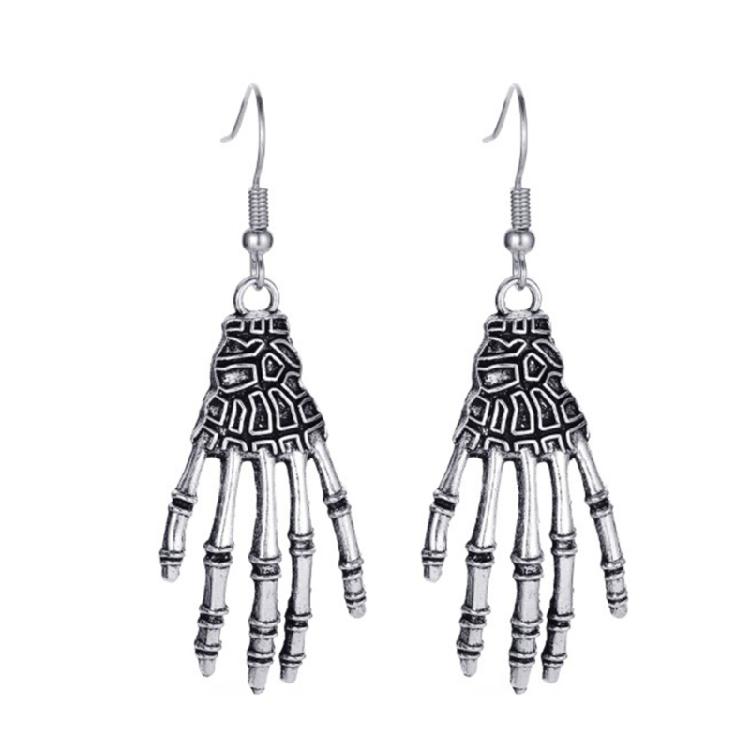 Ghost Skull Halloween Costume Accessories Hip Hop Ear Piercing Jewelry for Women