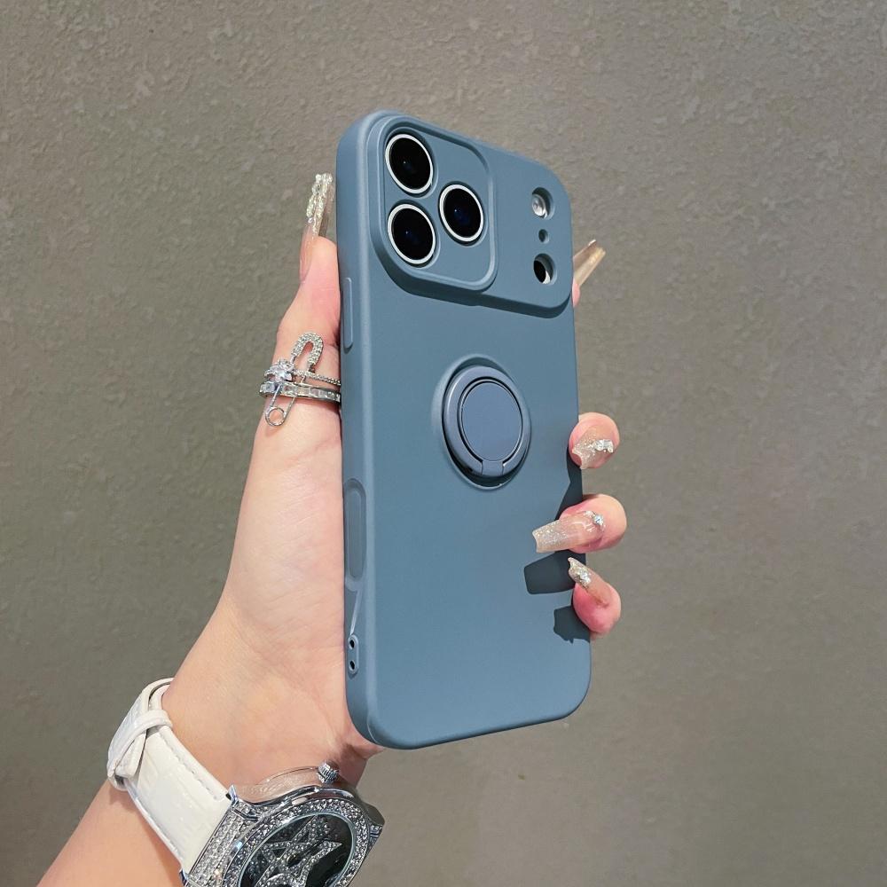 

Silicone Ring Stand For Magsafe Magnetic Case for iPhone 17 Air 16 15 14 13 12 11 Pro Max Plus Original Candy Color Soft Cover iPhone 15